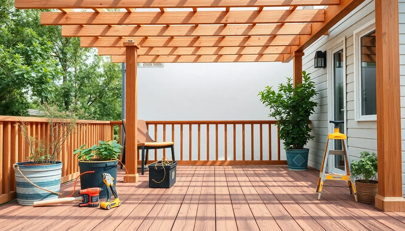 Deck & Pergola Staining